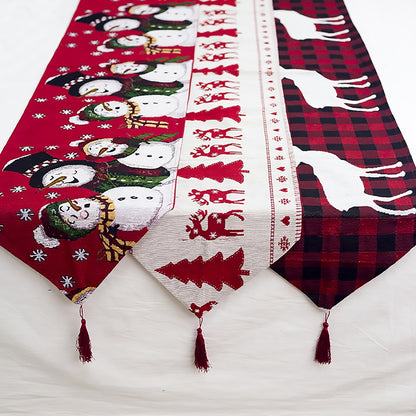  Snowman Table Runner Christmas Decorations-100% New design 
