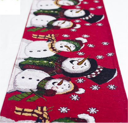  Snowman Table Runner Christmas Decorations
