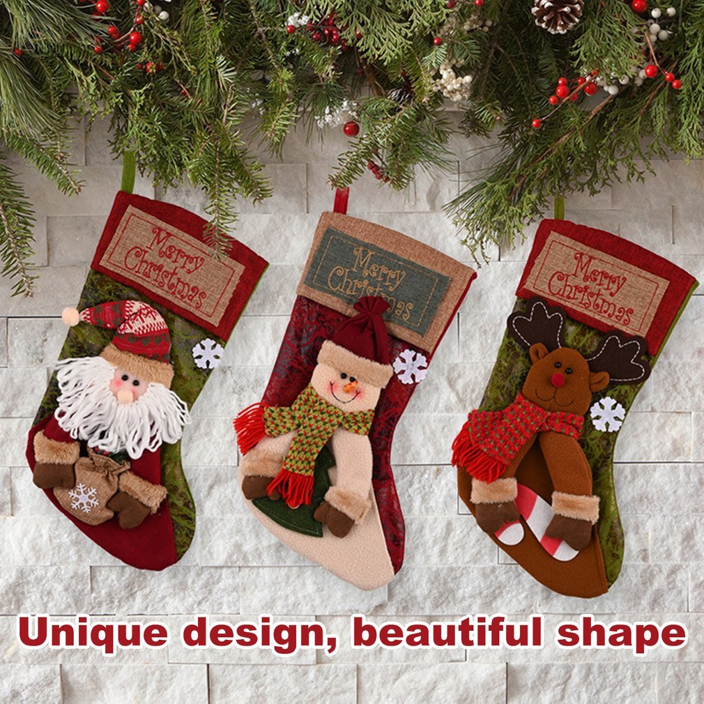  Christmas Stocking Socks-Healthy materials
