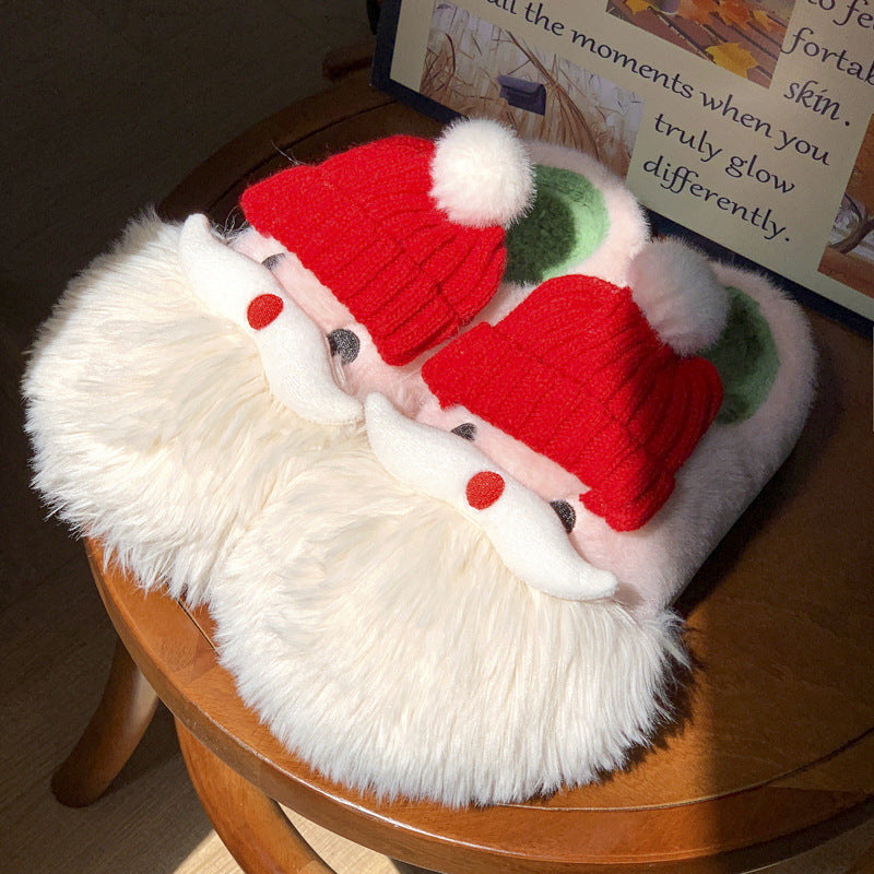  Christmas Warm Indoor Plush Slippers-variety of colors
