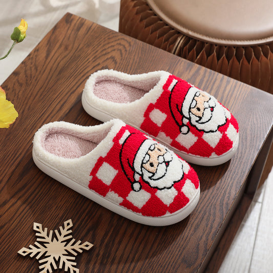  Christmas Fuzzy House Slippers
